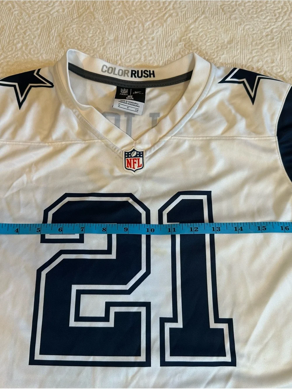 Dallas Cowboys Ezekiel Elliot White Small NFL Football Jersey Onfield Apparel S